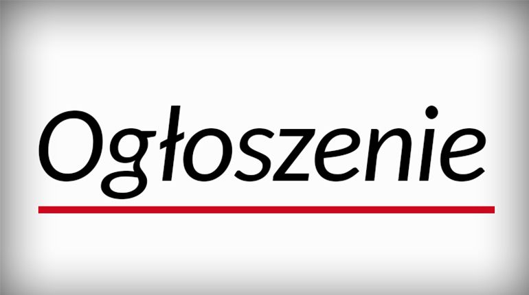 Ogłoszenie o zmianie siedziby MGOPS w Daleszycach